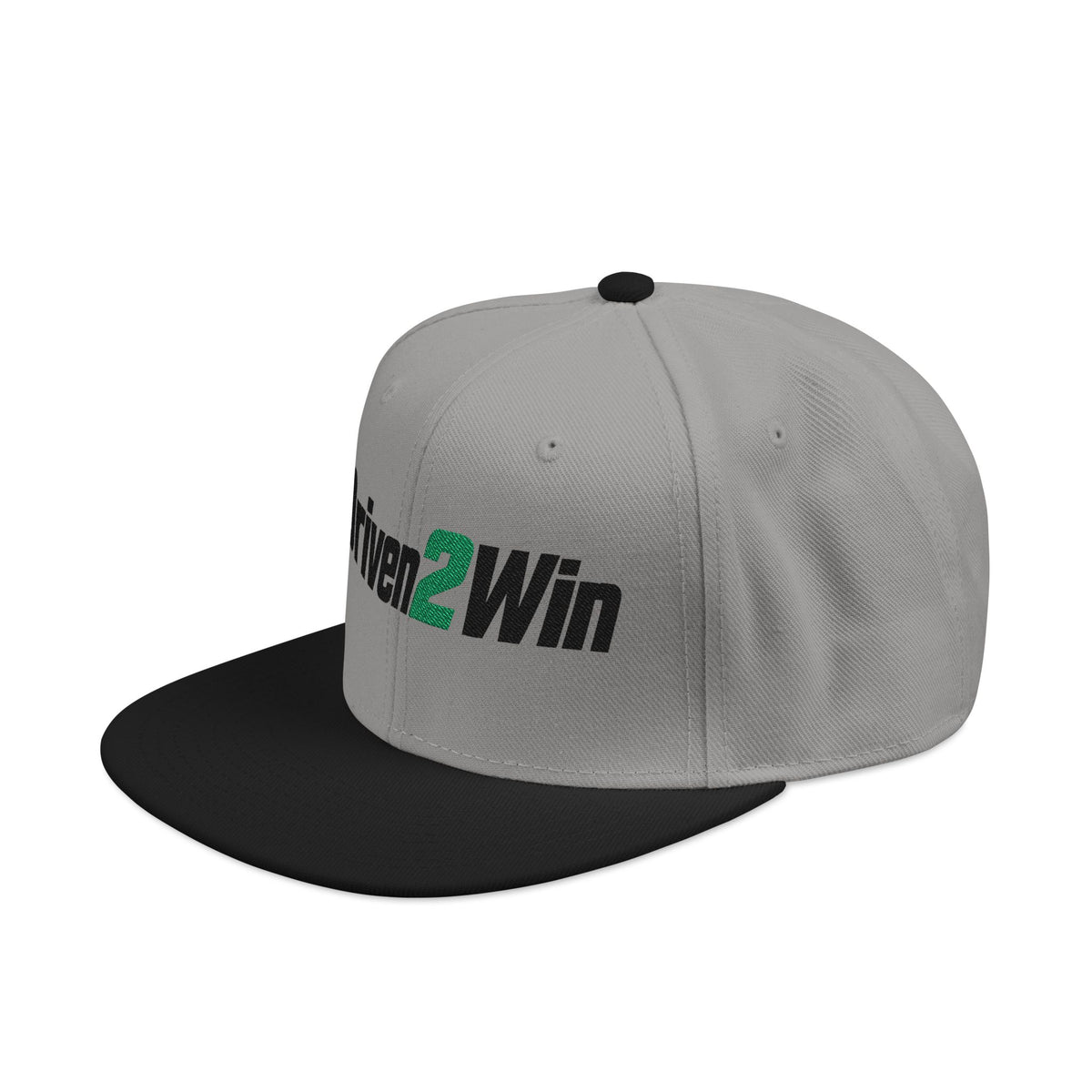 "Driven 2 Win" - Embroidered NO LMTS Snapback Cap
