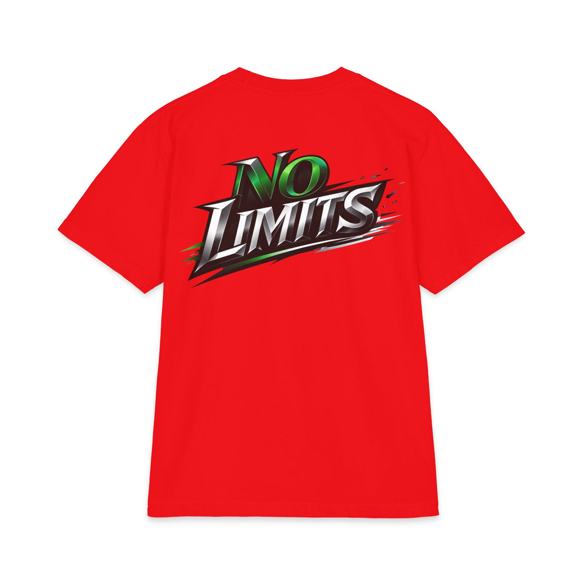 Traditional NO LMTS Logo Unisex Max Heavyweight Short Sleeve Tee