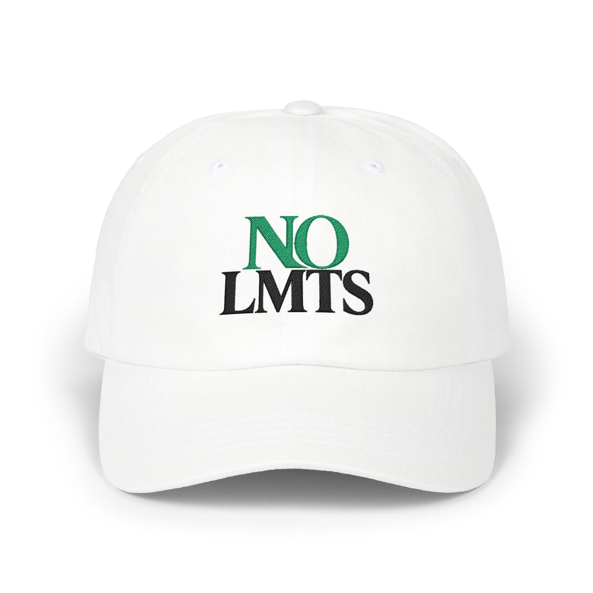 "NO LMTS" Embroidered Cap