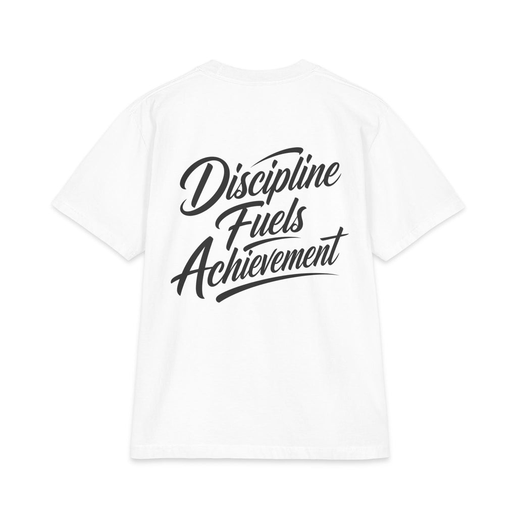 Discipline Fuels Achievement NO LMTS Unisex Max Heavyweight Short Sleeve Tee