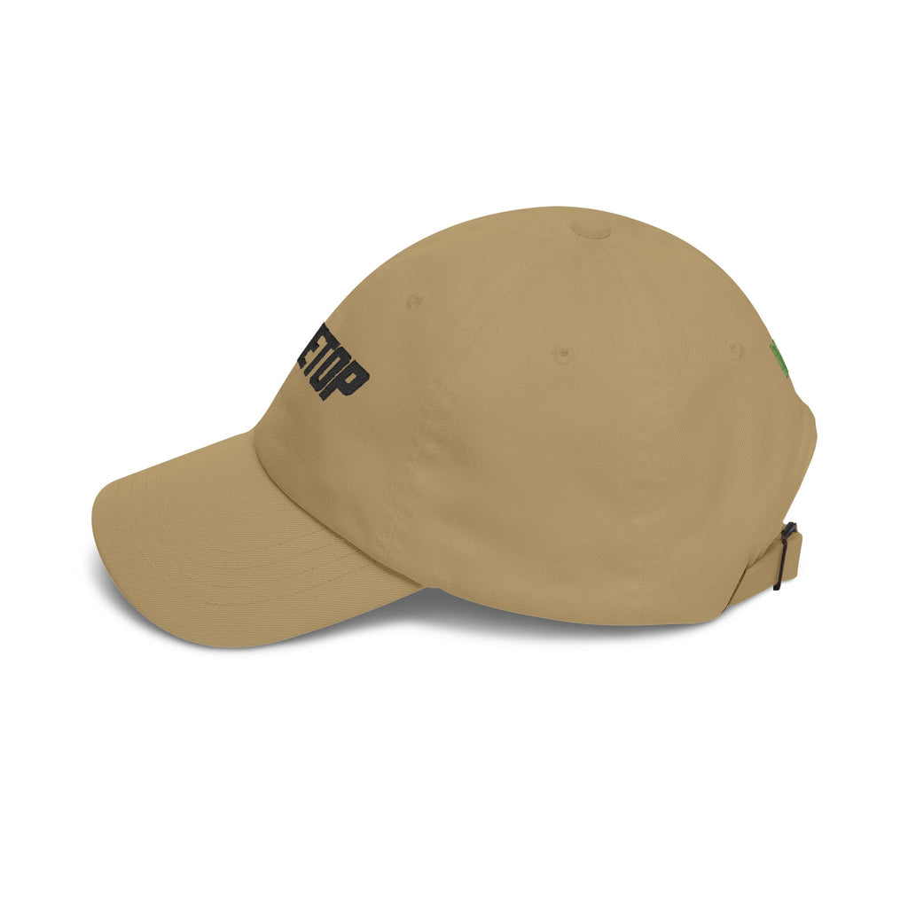 "2THETOP" White Embroidered NOLMTS Cap with NL Accent