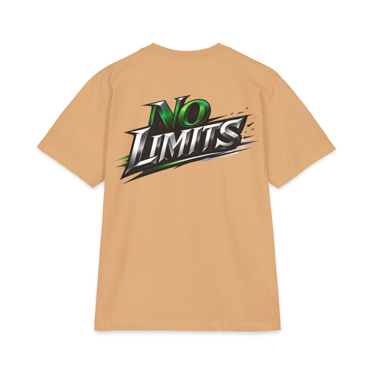 Traditional NO LMTS Logo Unisex Max Heavyweight Short Sleeve Tee