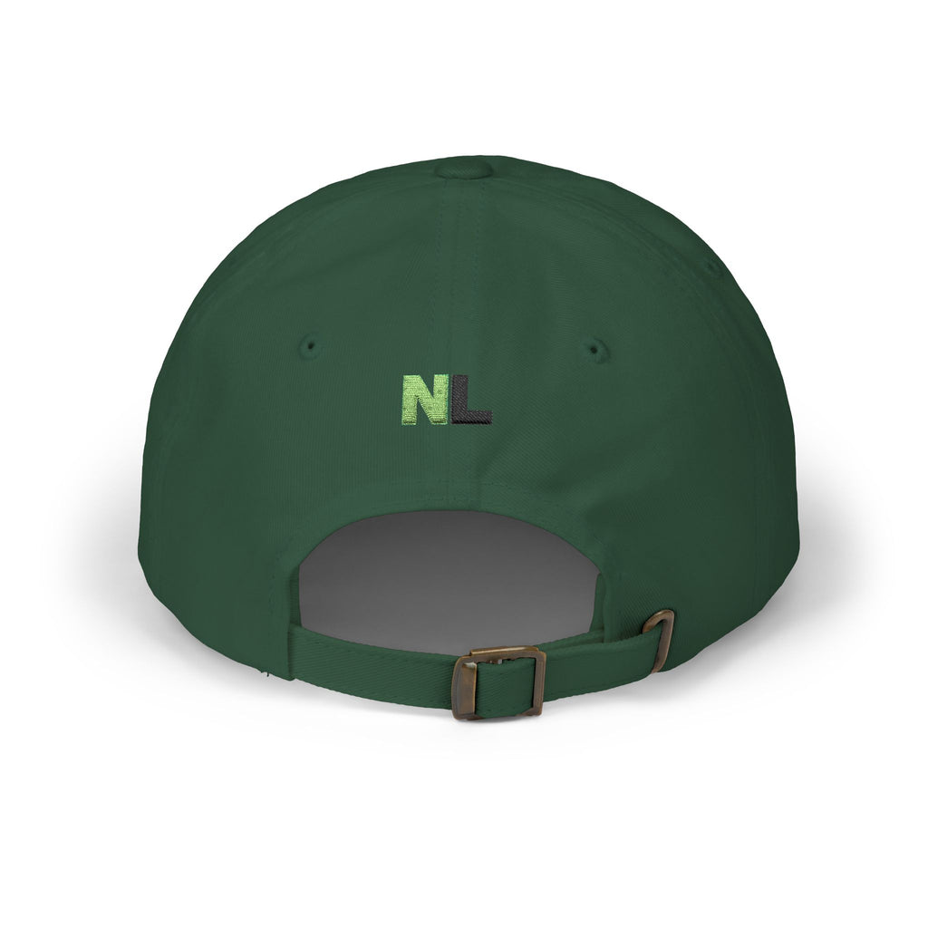 "GameOn" Classic Embroidered NO LMTS Cap — with NL Accent
