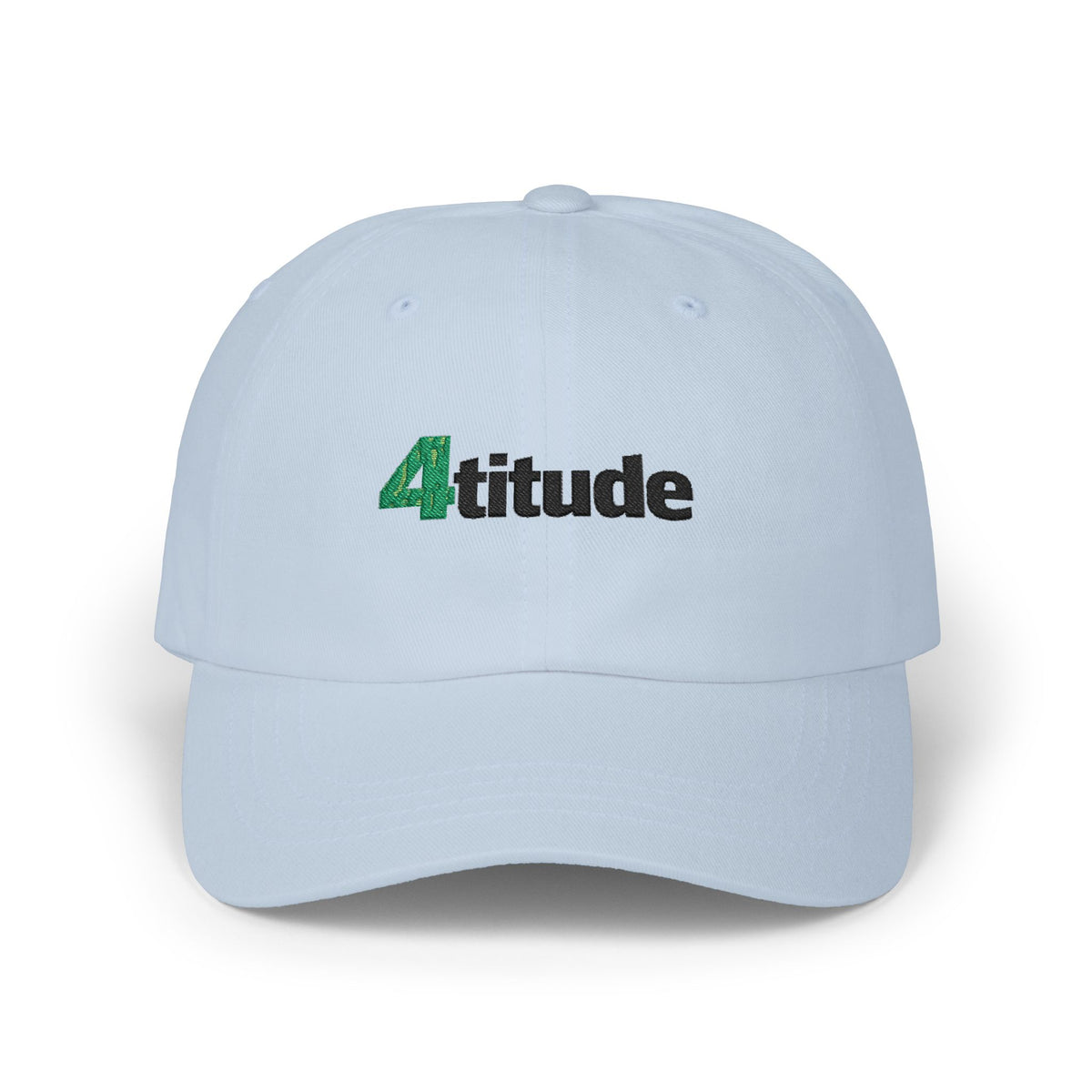 "4titude" Embroidered Classic Green Accent Cap — with "NL" Back Logo