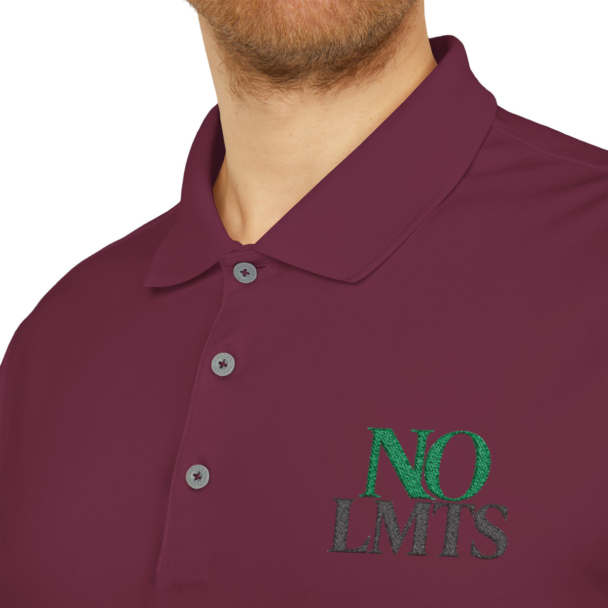 NO LMTS Classic Adidas Embroidered Performance Polo