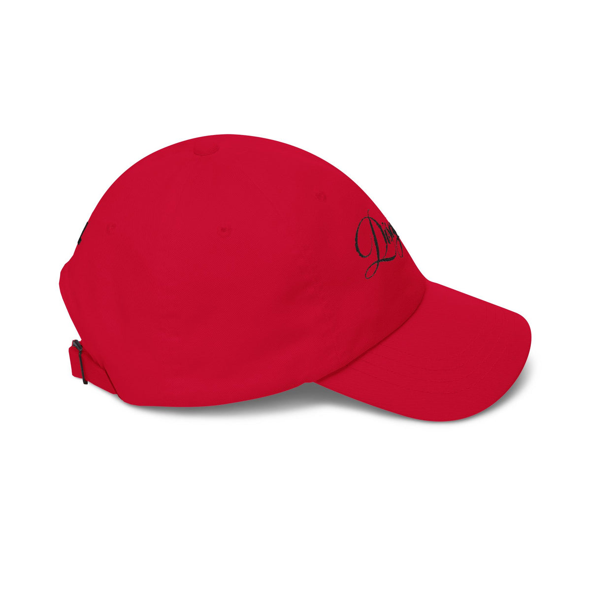 "Discipline Script" Embroidery Classic NO LMTS Cap with NO LTMS back