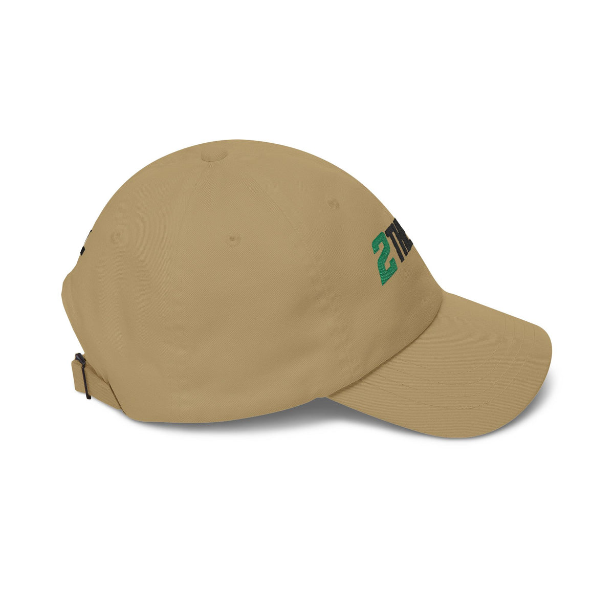 "2THETOP" White Embroidered NOLMTS Cap with NL Accent