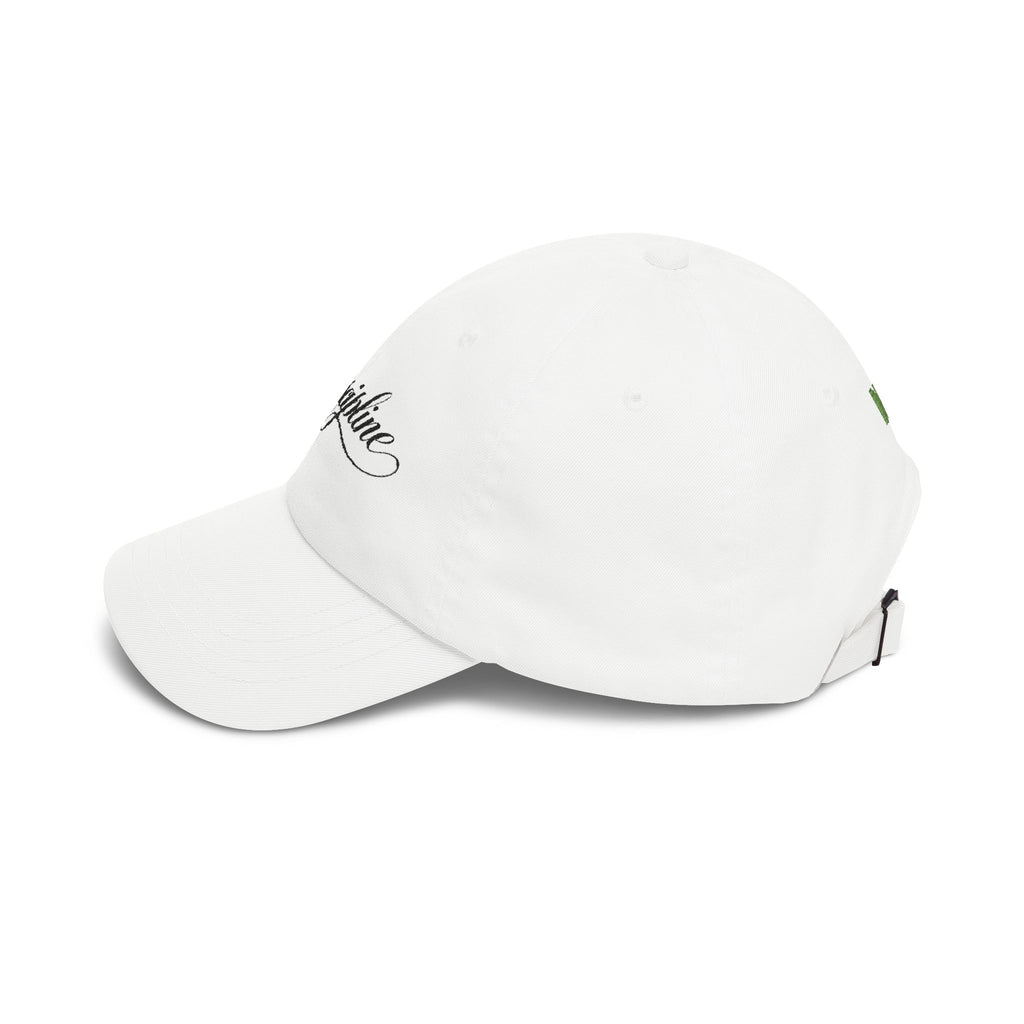 "Discipline Script" Embroidery Classic NO LMTS Cap with NO LTMS back