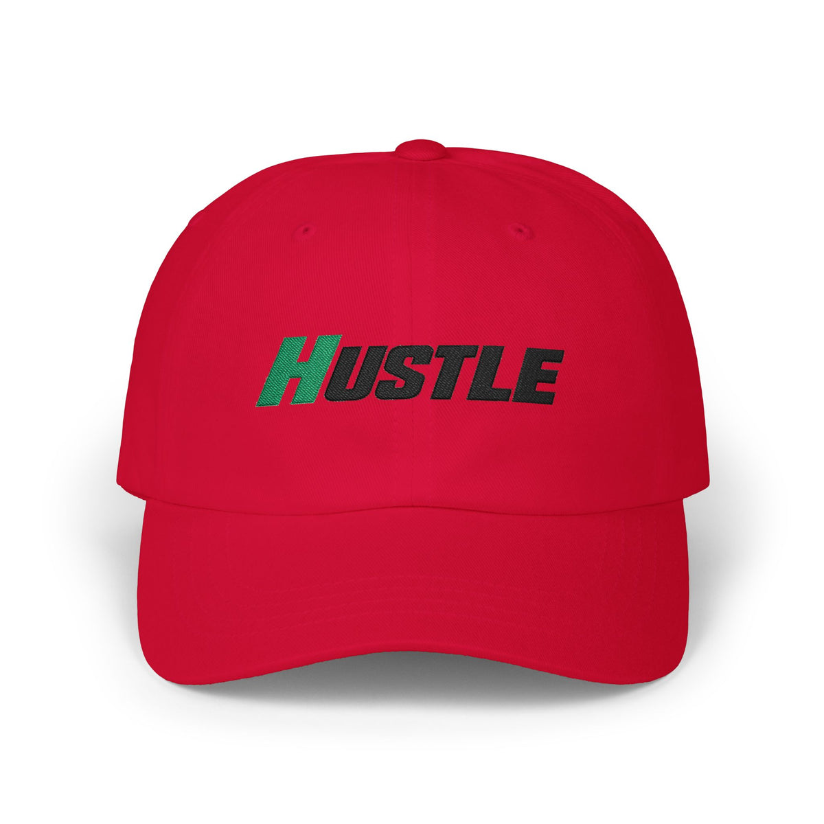 "Hustle" Embroidered NO LMTS Classic Cap