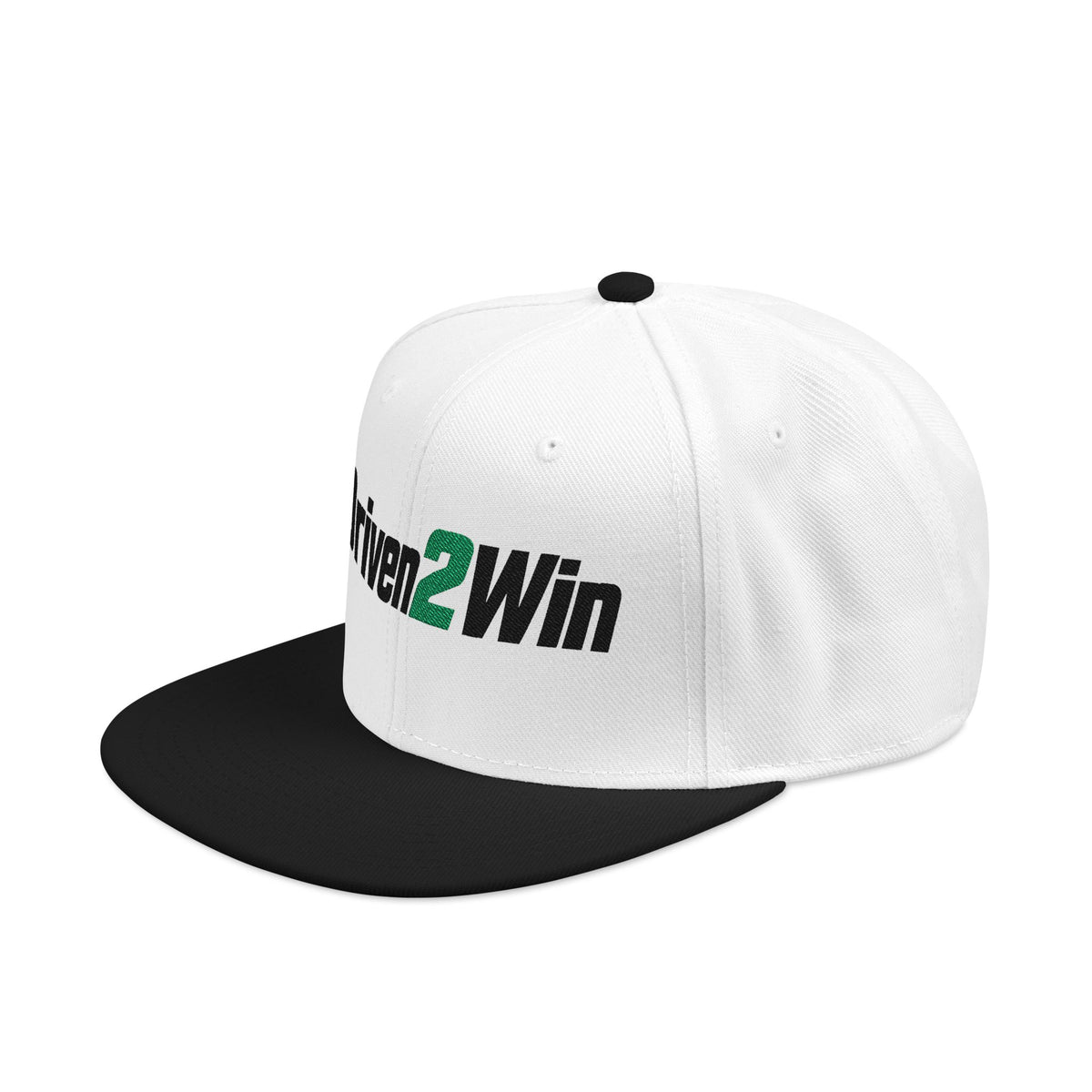 "Driven 2 Win" - Embroidered NO LMTS Snapback Cap