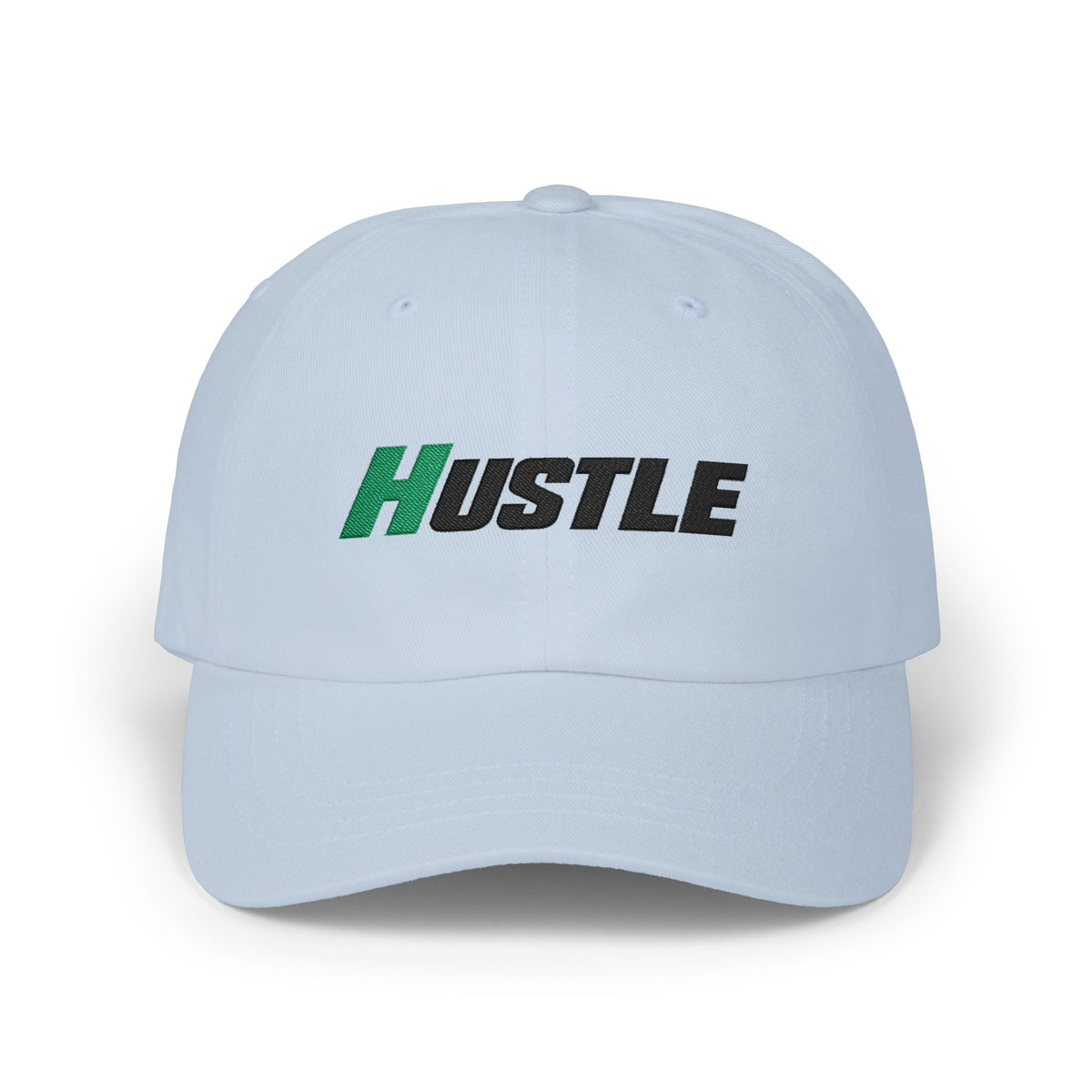 "Hustle" Embroidered NO LMTS Classic Cap