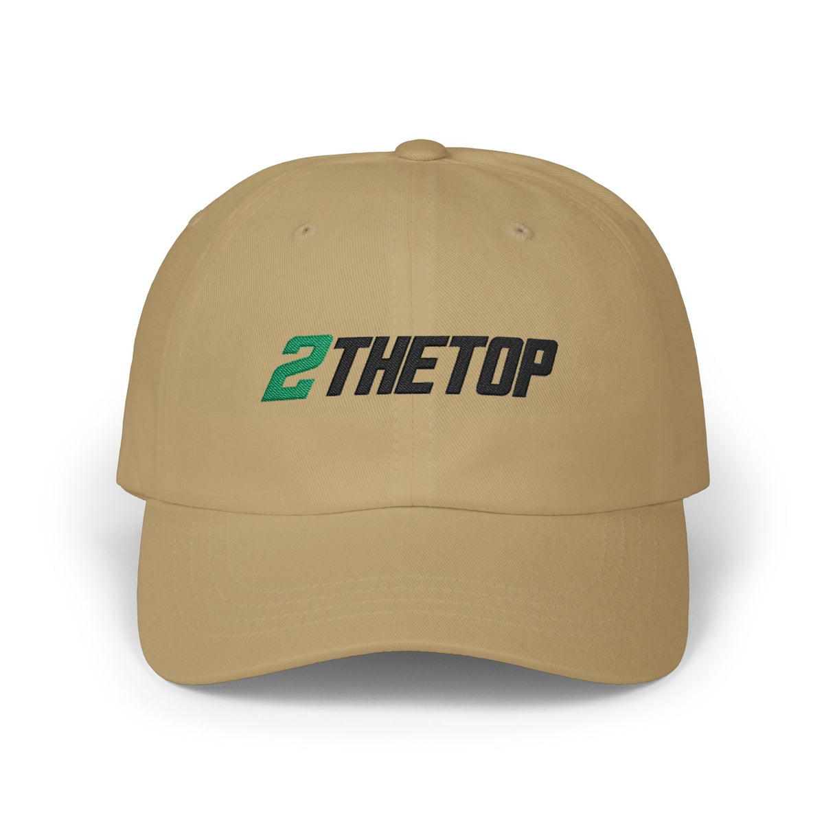 "2THETOP" White Embroidered NOLMTS Cap with NL Accent
