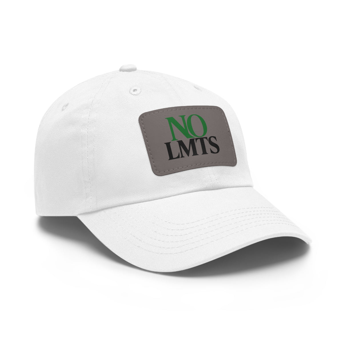 "NO LMTS" Leather Patch (Rectangle) Classic Cap