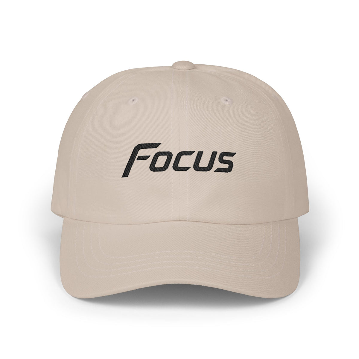 "Focus" Embroidered Classic Motivational Cap — with NL Back