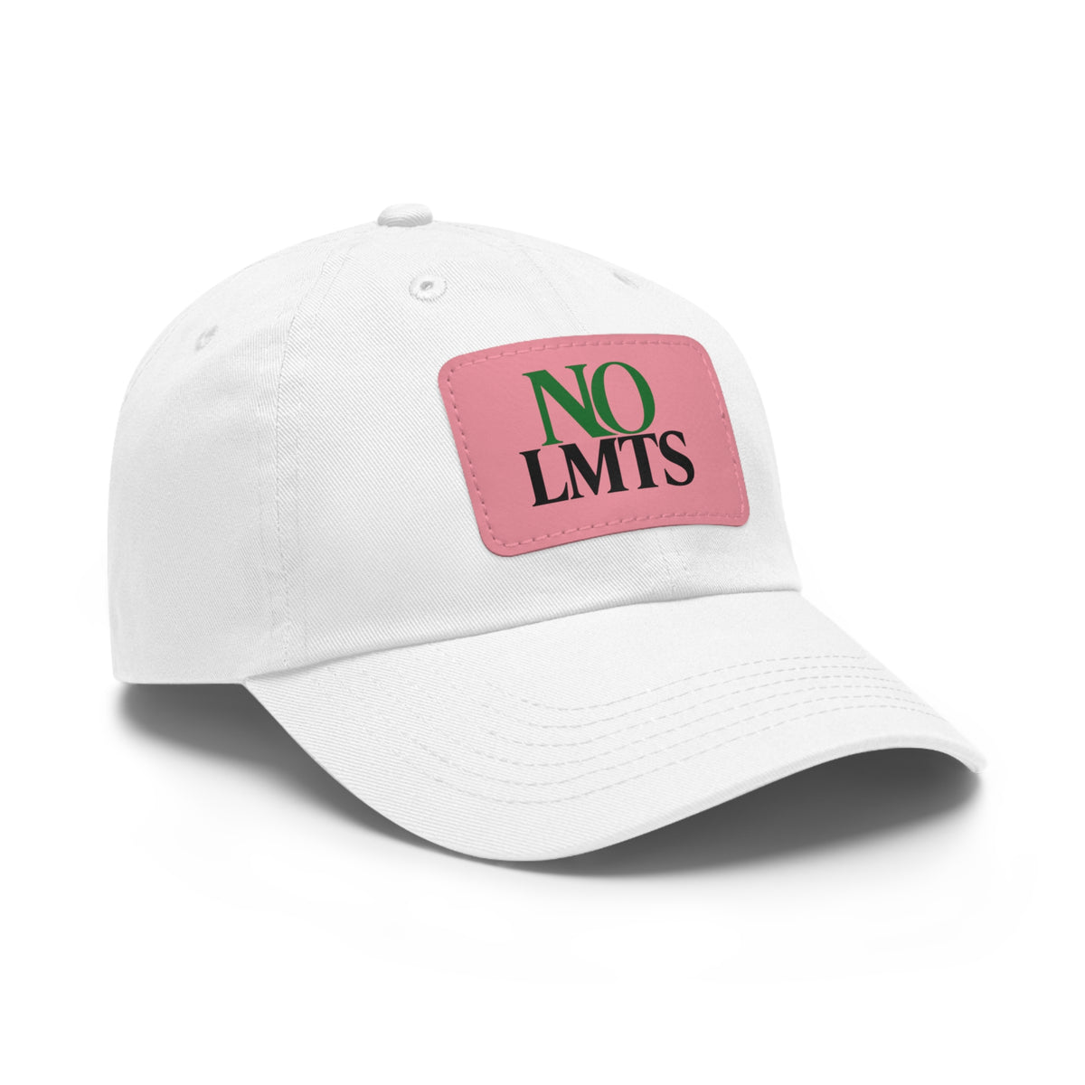 "NO LMTS" Leather Patch (Rectangle) Classic Cap