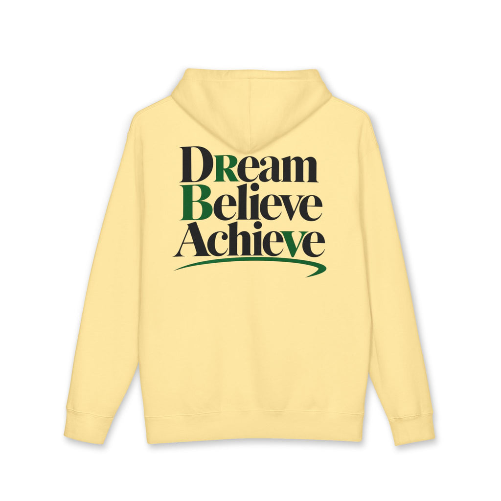 Dream Believe Achieve NO LMTS sex Heavyweight Hooded Sweatshirt
