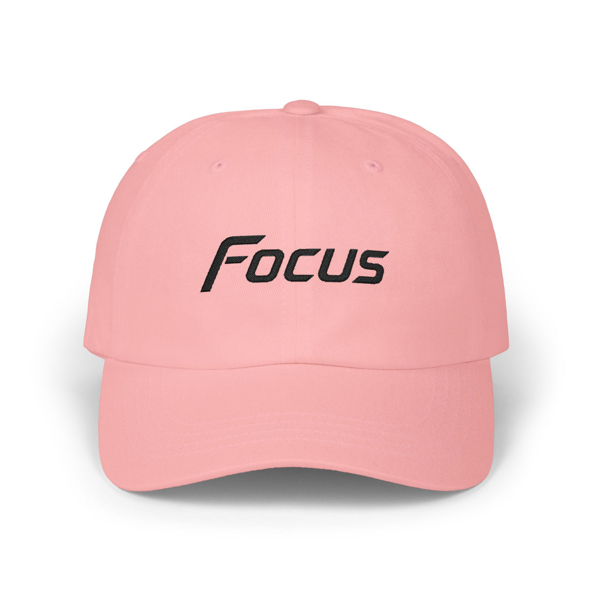 "Focus" Embroidered Classic Motivational Cap — with NL Back