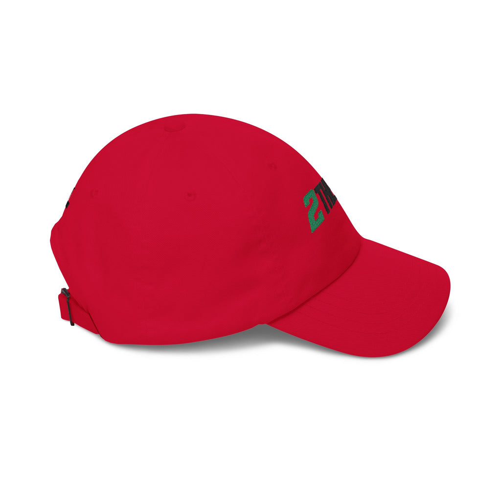 "2THETOP" White Embroidered NOLMTS Cap with NL Accent