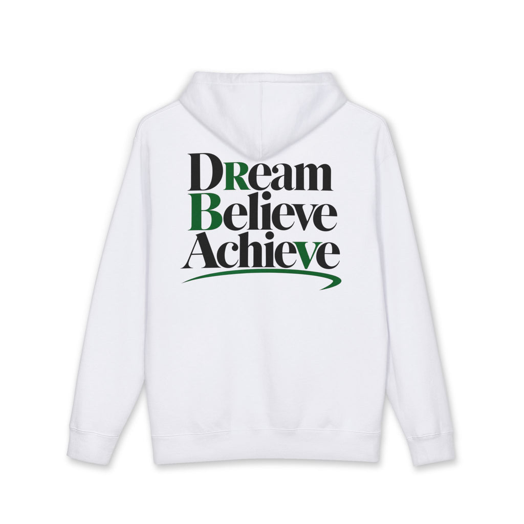 Dream Believe Achieve NO LMTS sex Heavyweight Hooded Sweatshirt