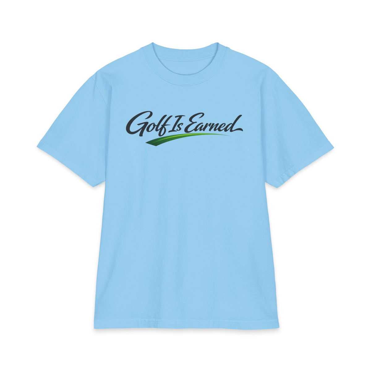 Golf Is Earned NO LMTS Unisex Max Heavyweight Short Sleeve Tee