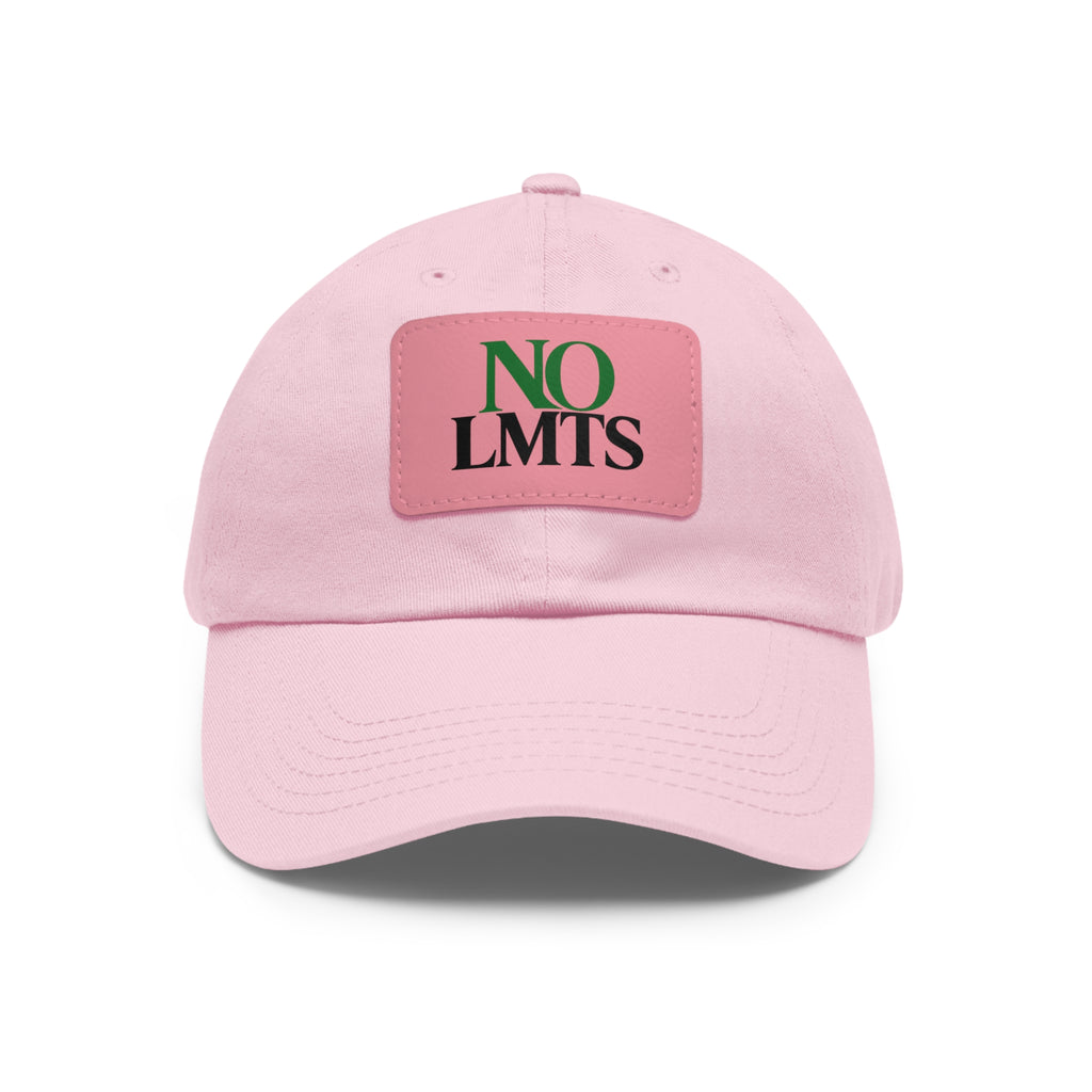 "NO LMTS" Leather Patch (Rectangle) Classic Cap