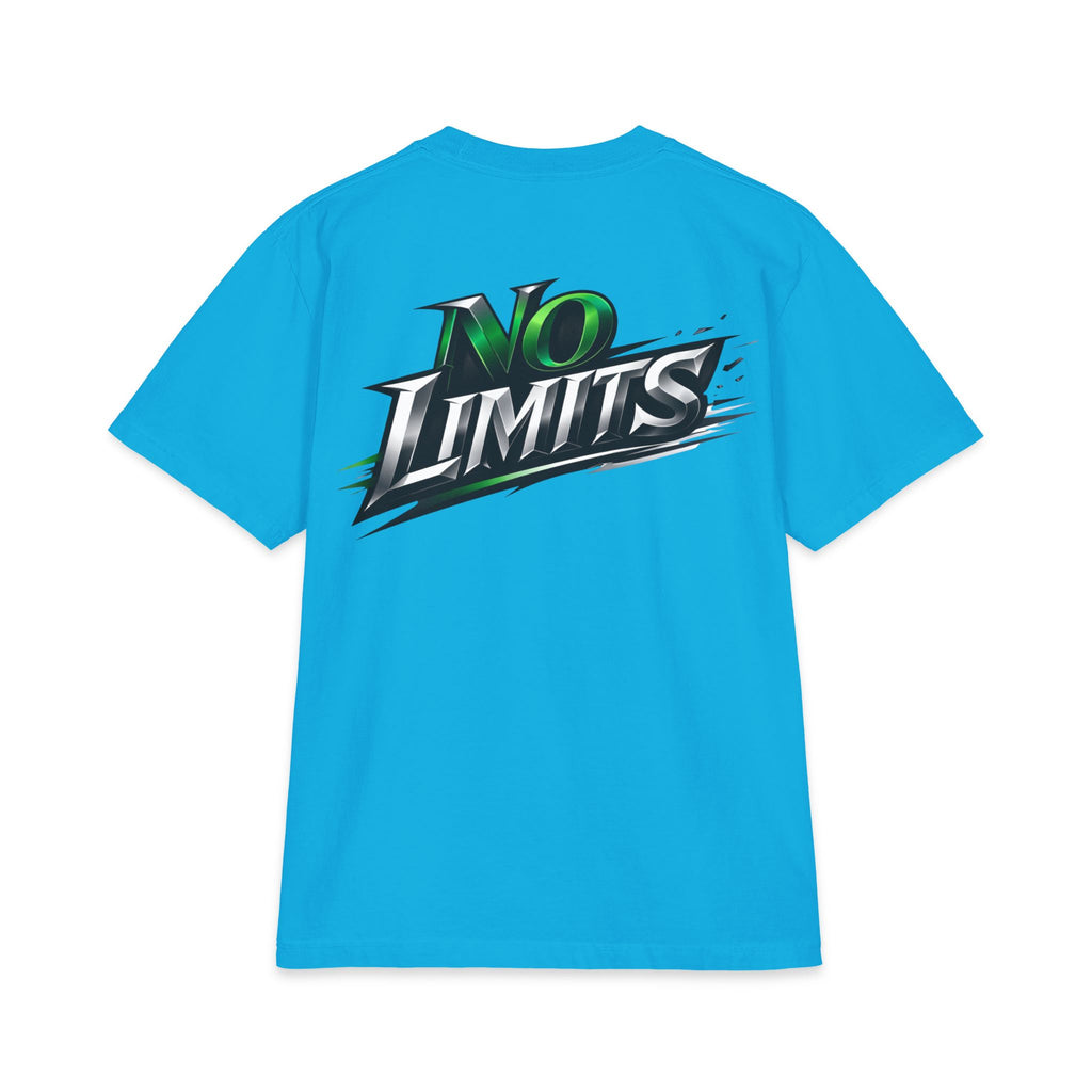 Traditional NO LMTS Logo Unisex Max Heavyweight Short Sleeve Tee