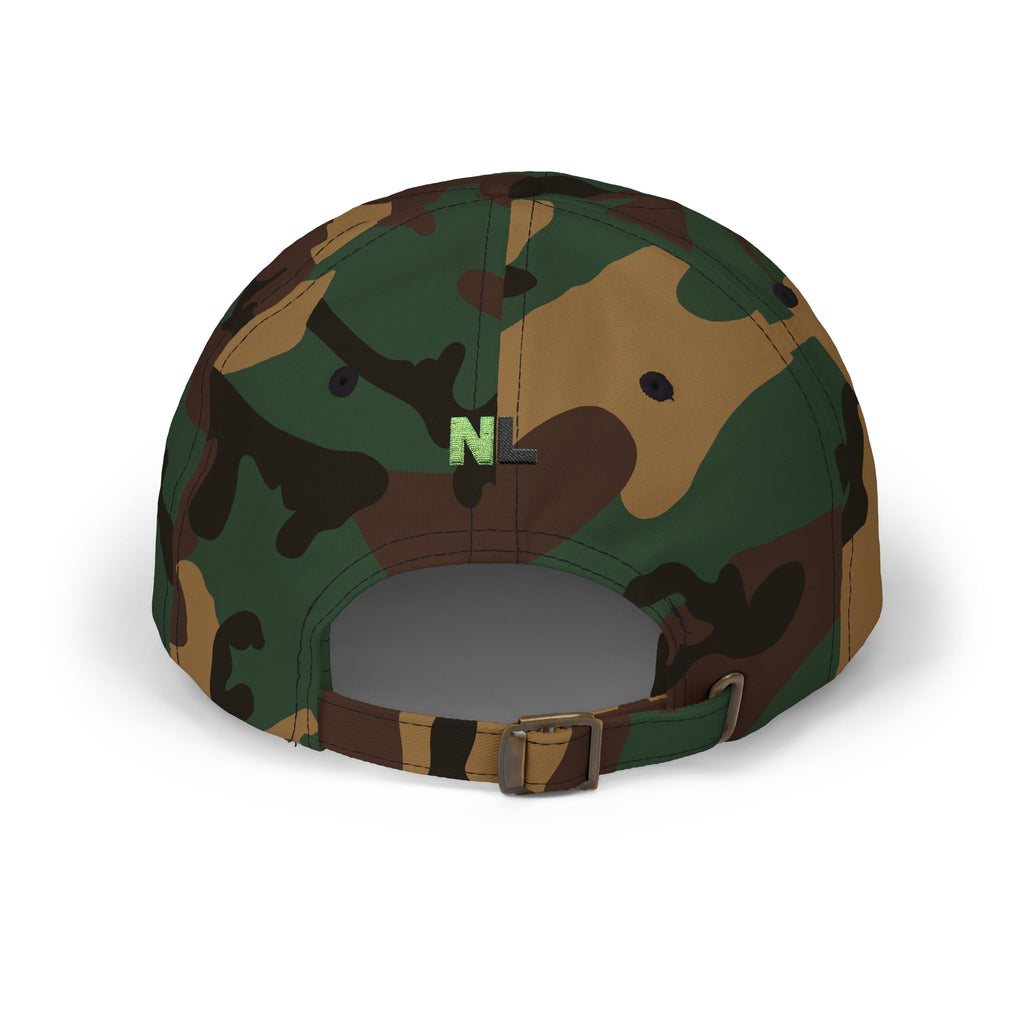 "4titude" Embroidered Classic Green Accent Cap — with "NL" Back Logo
