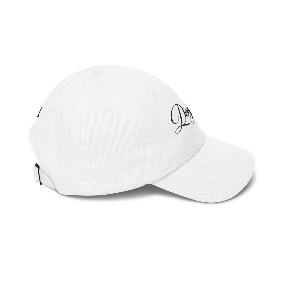 "Discipline Script" Embroidery Classic NO LMTS Cap with NO LTMS back