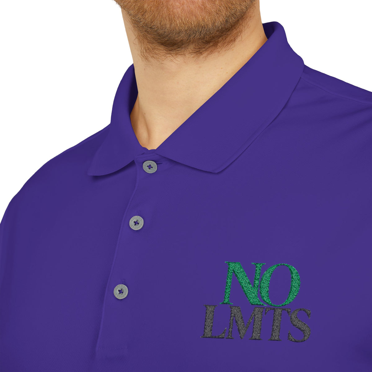 NO LMTS Classic Adidas Embroidered Performance Polo