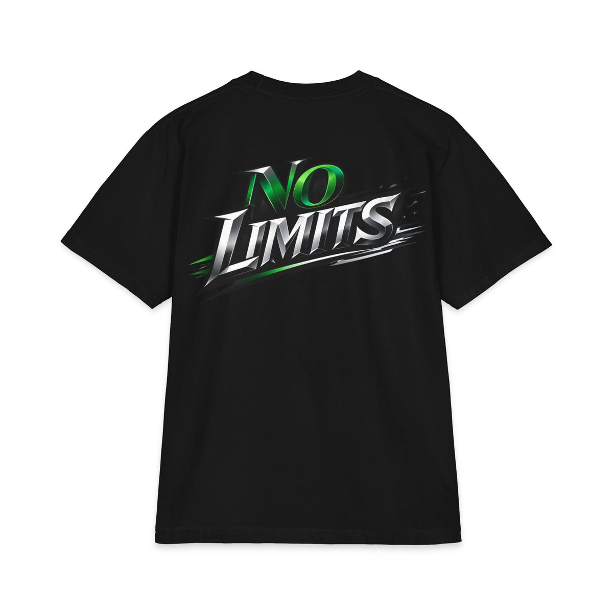 Traditional NO LMTS Logo Unisex Max Heavyweight Short Sleeve Tee
