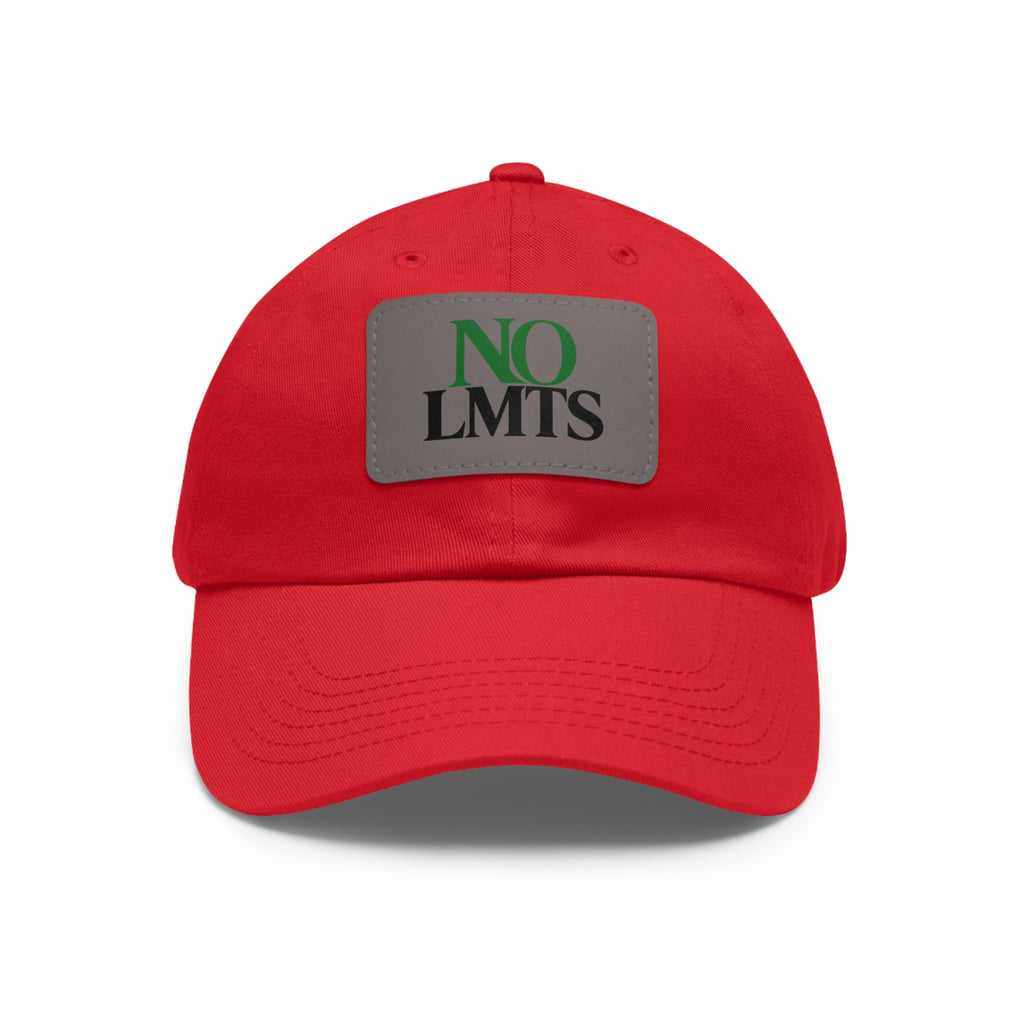"NO LMTS" Leather Patch (Rectangle) Classic Cap