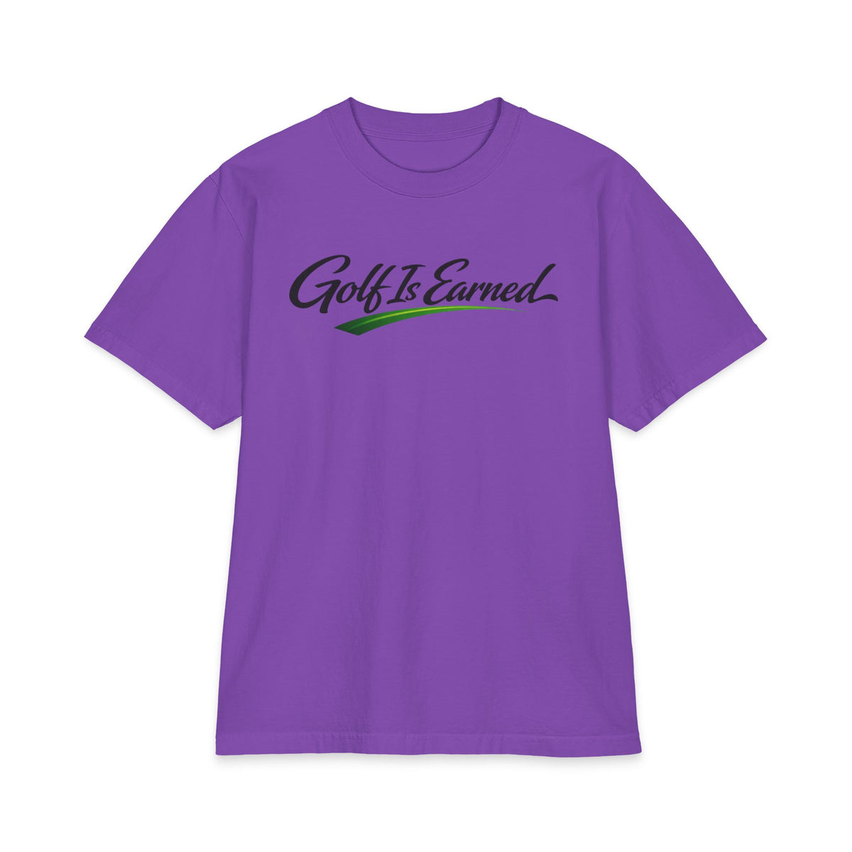 Golf Is Earned NO LMTS Unisex Max Heavyweight Short Sleeve Tee