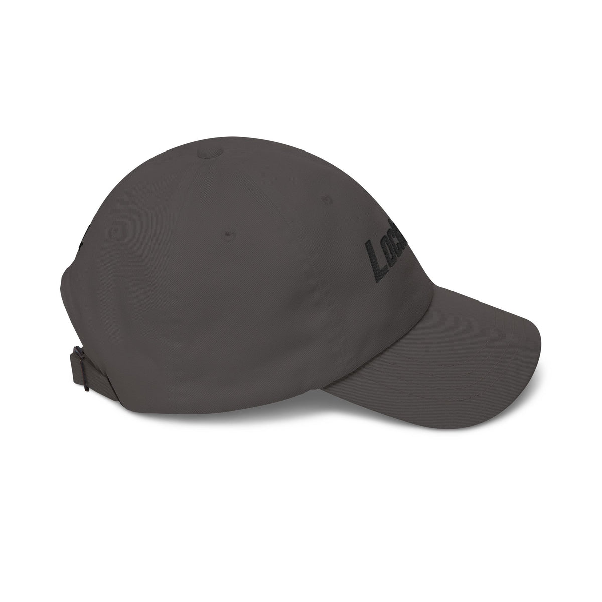 "LockedIn" White Classic Embroidered NO LMTS Cap