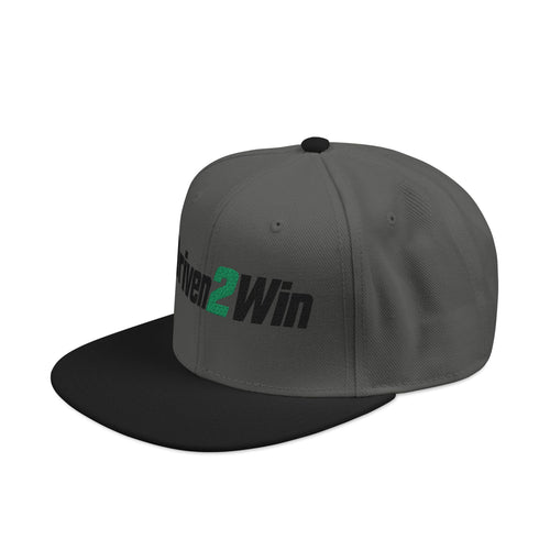"Driven 2 Win" - Embroidered NO LMTS Snapback Cap
