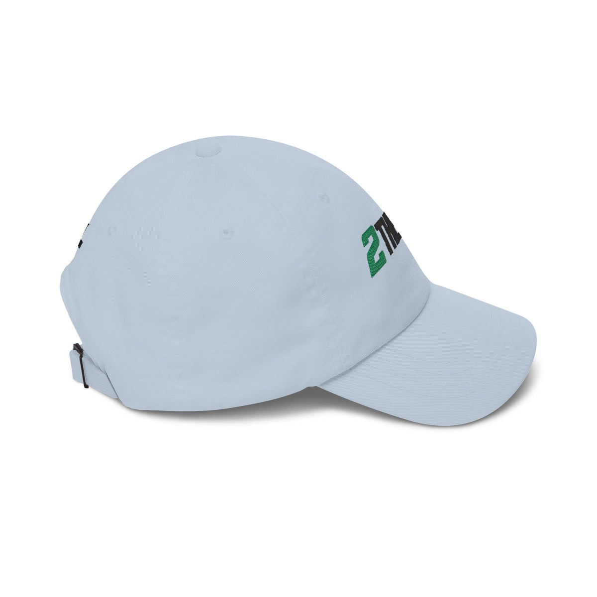 "2THETOP" White Embroidered NOLMTS Cap with NL Accent