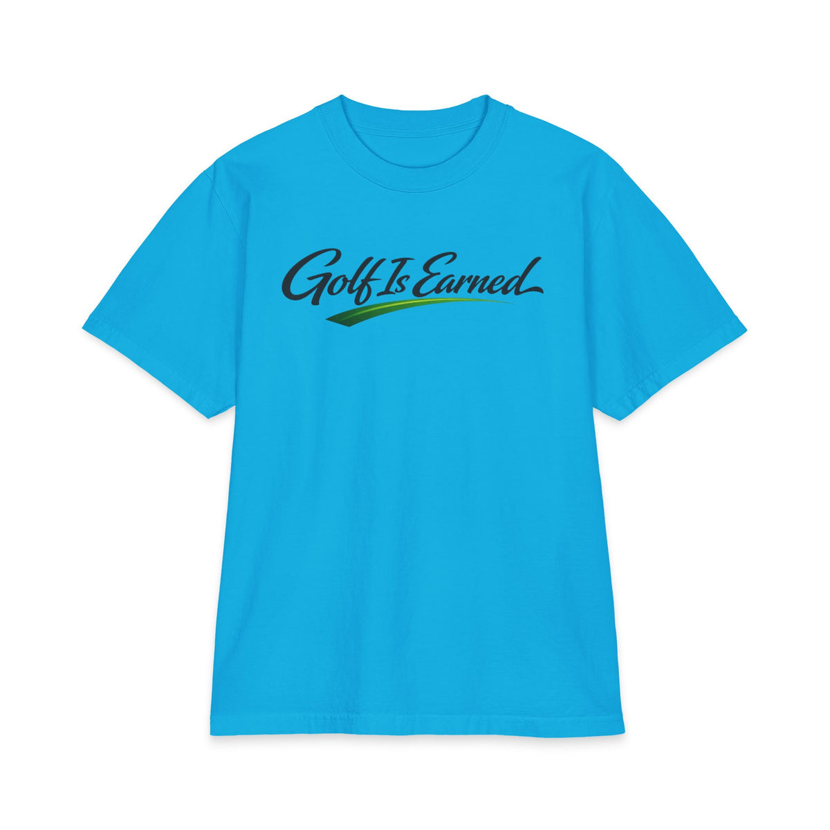 Golf Is Earned NO LMTS Unisex Max Heavyweight Short Sleeve Tee