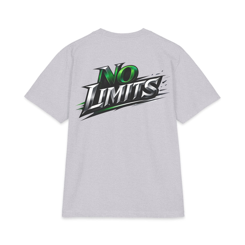Traditional NO LMTS Logo Unisex Max Heavyweight Short Sleeve Tee