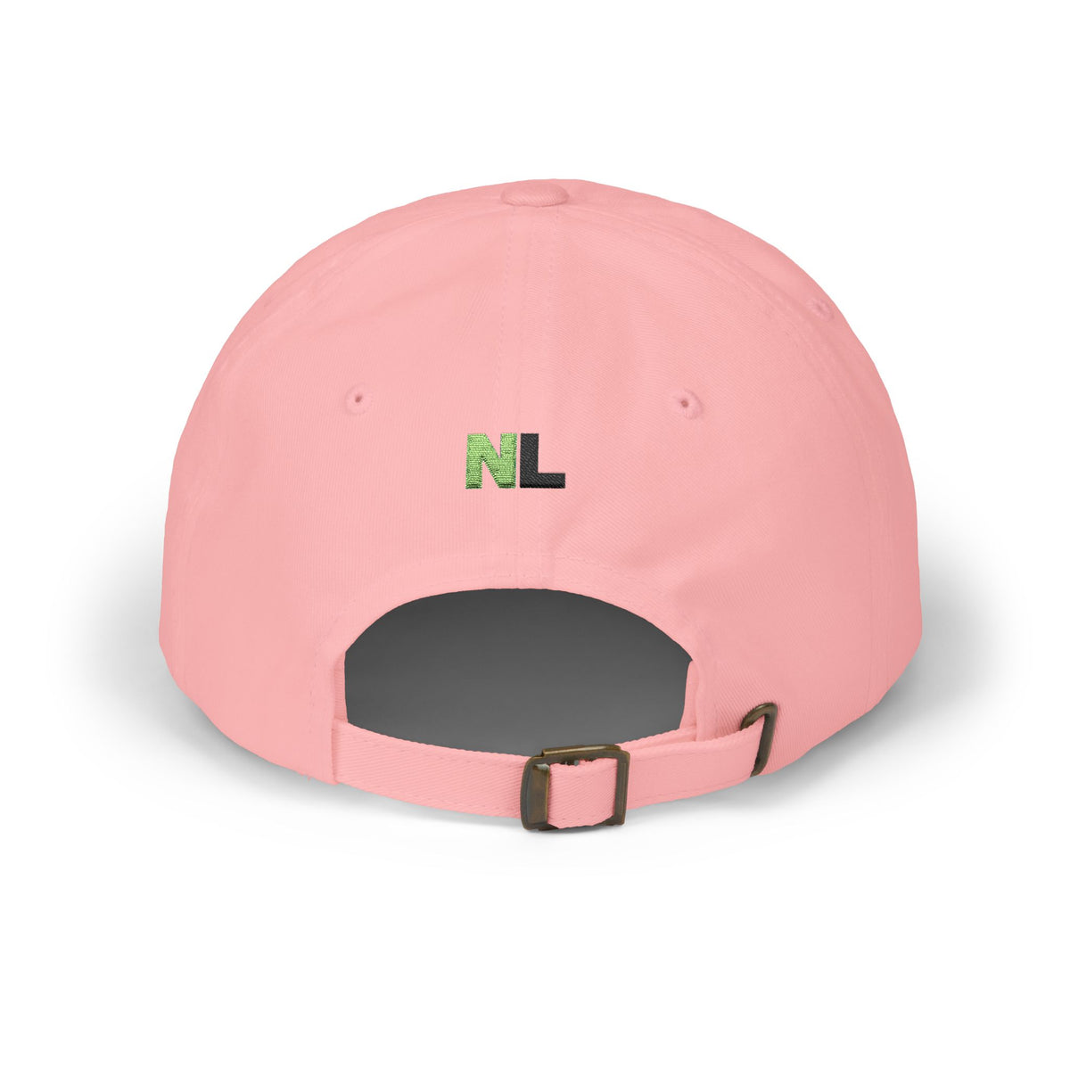 "2THETOP" White Embroidered NOLMTS Cap with NL Accent