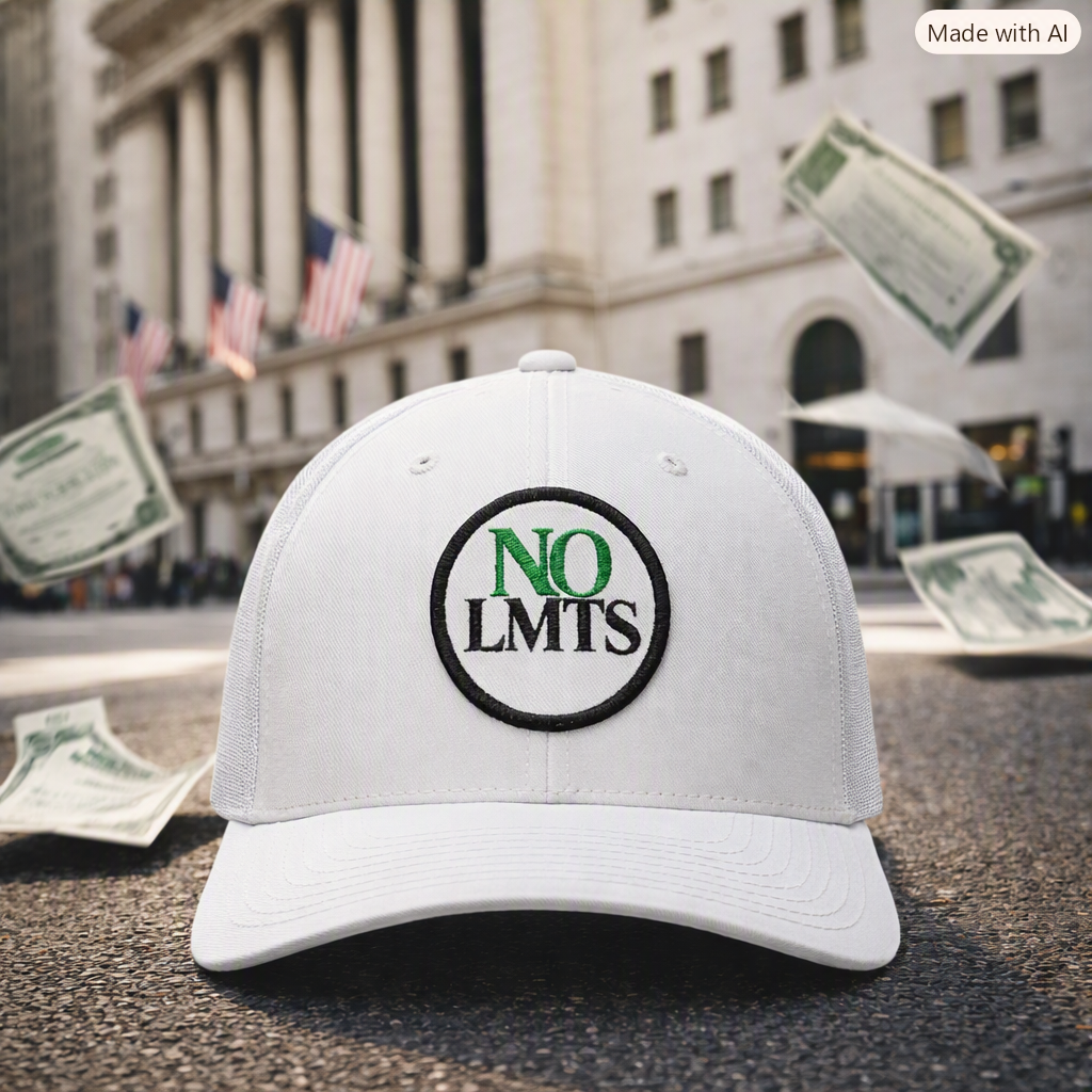 "NO LMTS" Snapback Embroidered Patch Cap