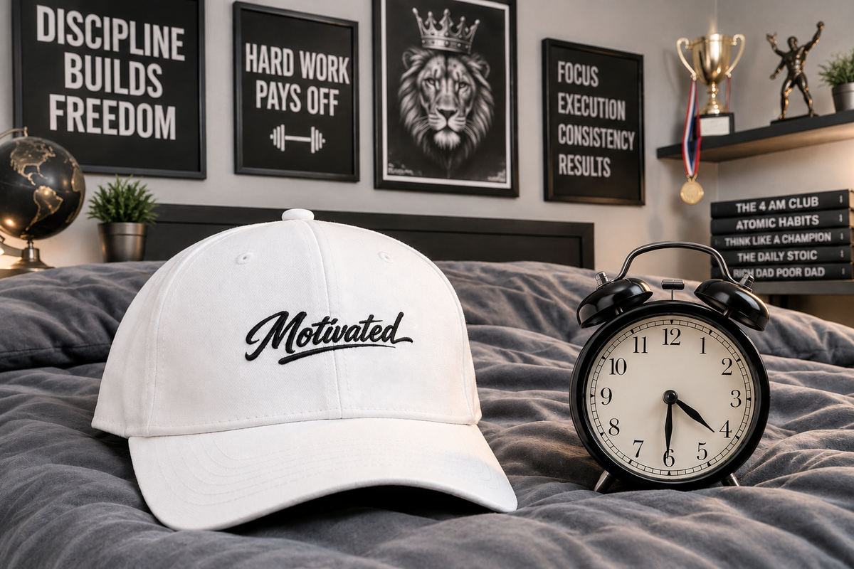 "Motivated" "No Limits" Classic Embroidered Cap