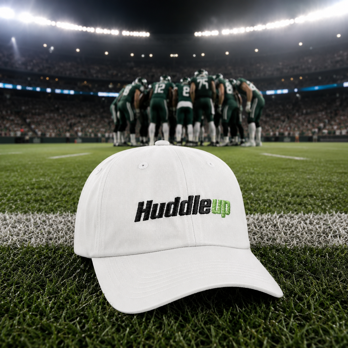 "Huddleup" Classic Embroidered NO LMTS Cap
