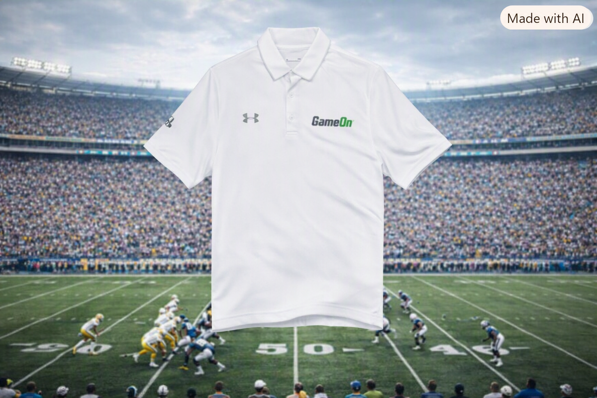 GameOn Embroidered NO LMTS Under Armour® Polo Shirt