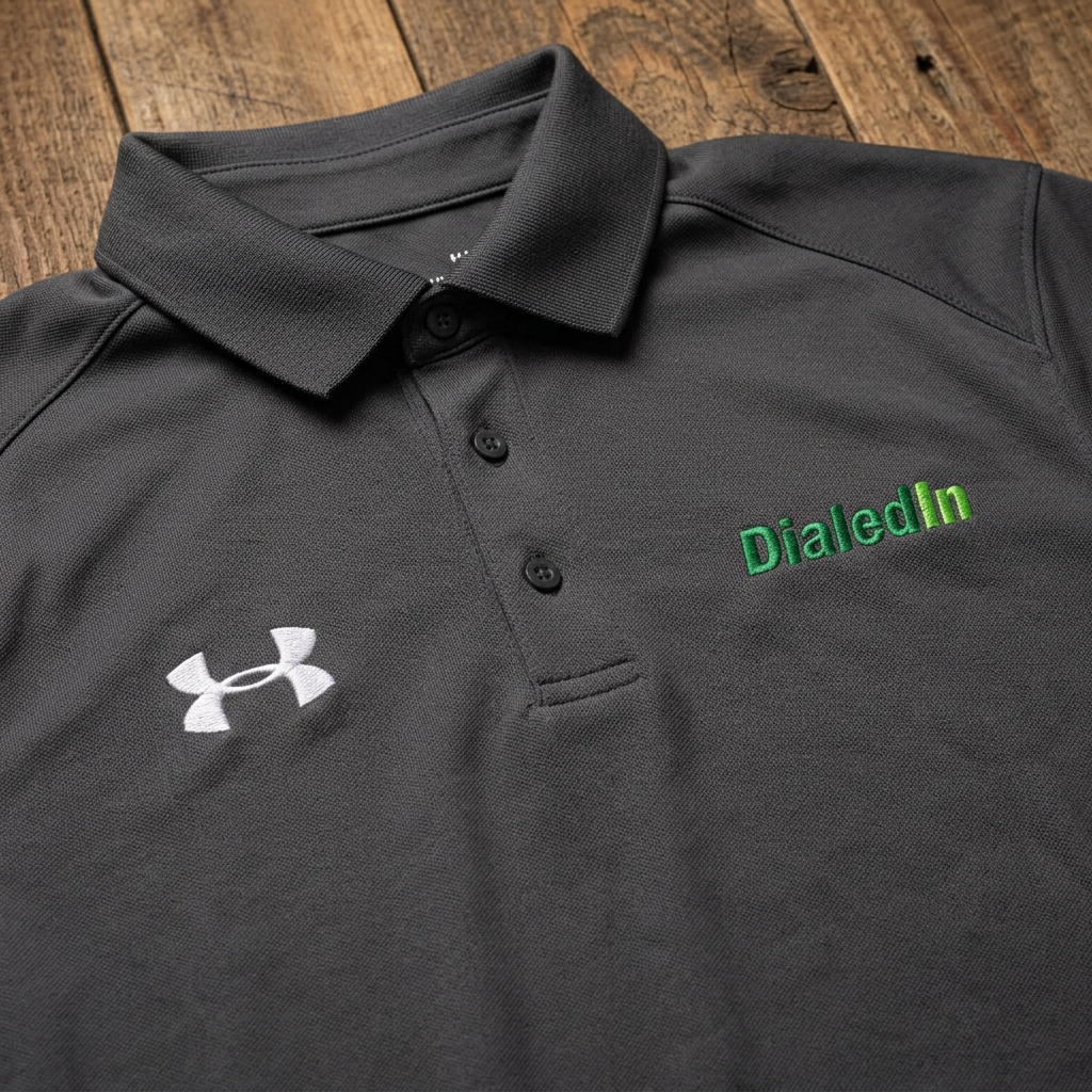 DialedIn NO LMTS Embroidered Under Armour® Polo Shirt