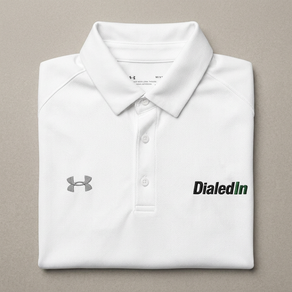 DialedIn NO LMTS Embroidered Under Armour® Polo Shirt