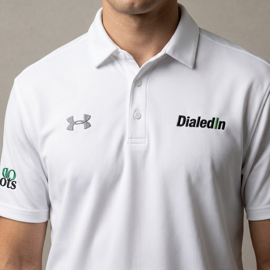DialedIn NO LMTS Embroidered Under Armour® Polo Shirt