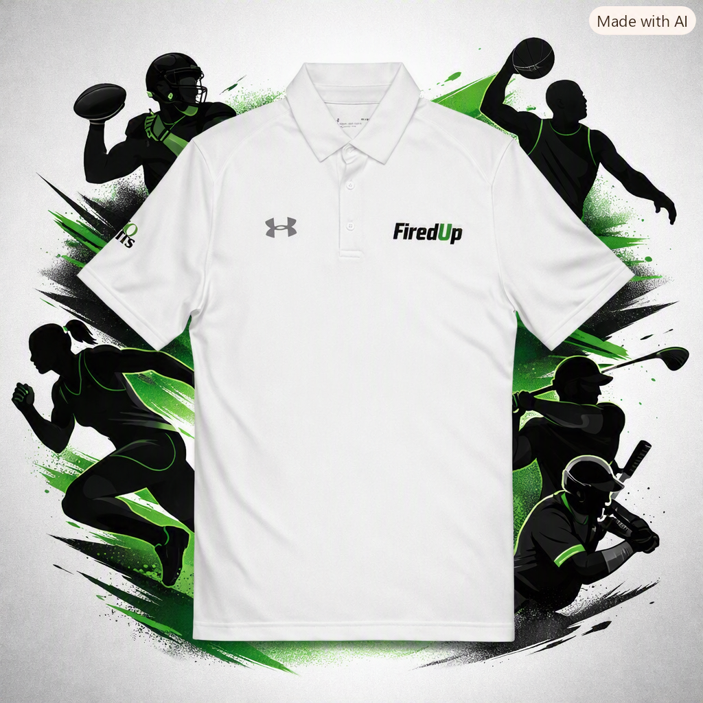 FiredUp NO LMTS Embroidered Under Armour® Polo Shirt