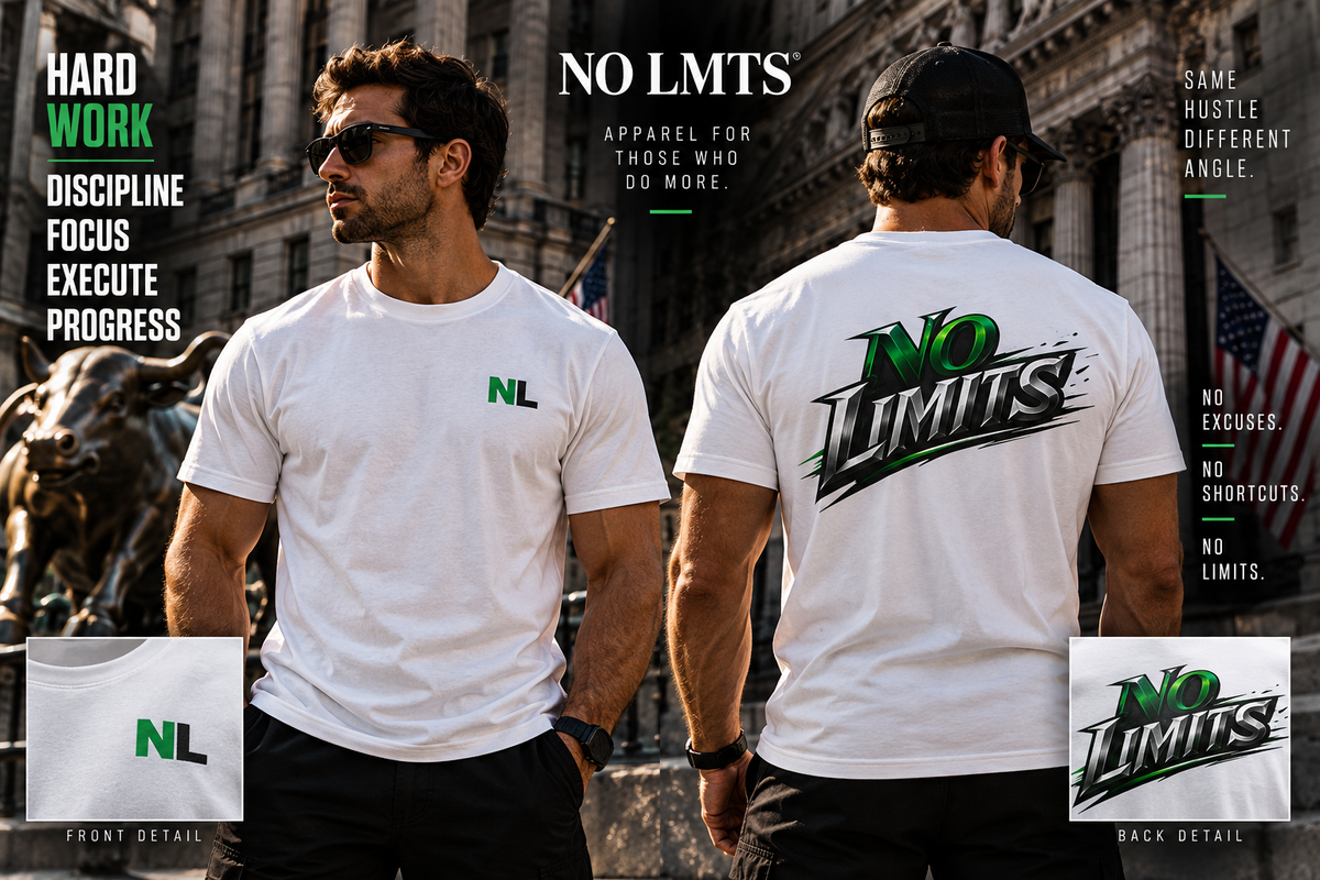 NL NO LMTS Logo Unisex Max Heavyweight Short Sleeve Tee