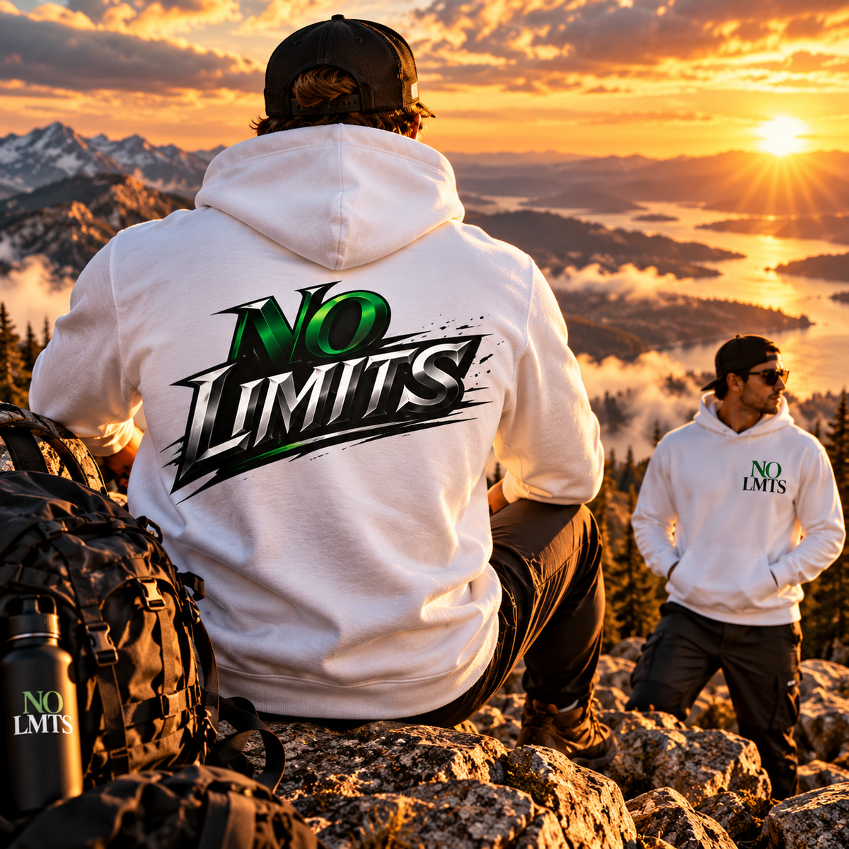 NO LMTS Logo Unisex Heavyweight Hooded Sweatshirt