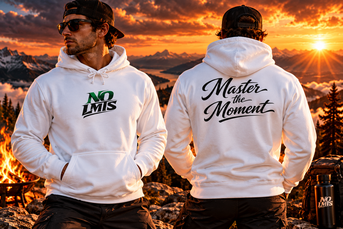 Master The Moment NO LMTS Unisex Heavyweight Hooded Sweatshirt