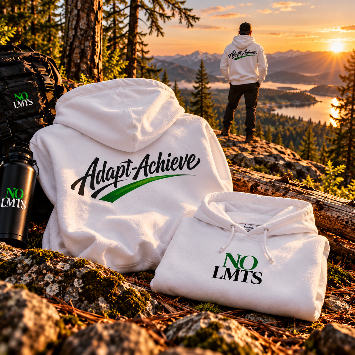 Adapt Achieve NO LMTS Unisex Heavyweight Hooded Sweatshirt